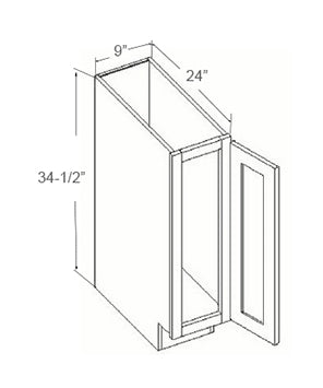 Base Cabinet - Full Height Single Door (15 - BM)