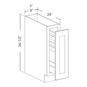 Base Spice Rack Pull Out Cabinet(12 - IWS)