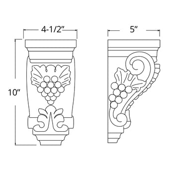 Grape Corbel (2 - CMG)