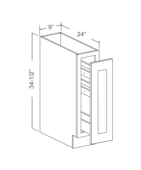 Spice Pull-Out Base Cabinet (2 - CMG)