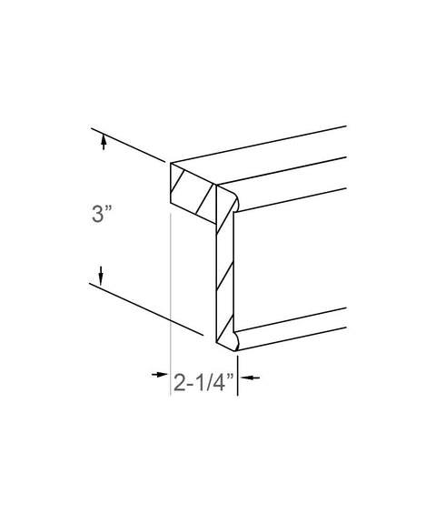 Traditional Light Rail Molding (2 - CGS)