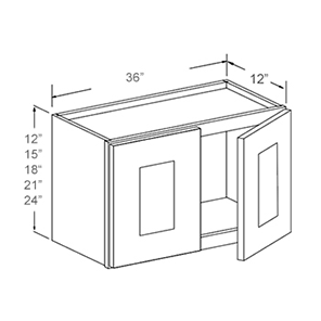 Refrigerator Cabinets - 36" Wide (12 - HIS)