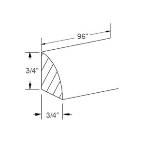 Mouldings - Quarter Round  (CG)