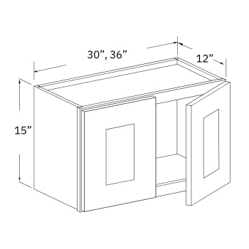 Wall Cabinet - 15" High (2 - RPE)