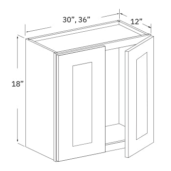 Wall Cabinet - 18" High (2 - RPE)
