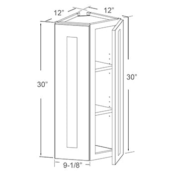 Wall End Corner - 30" High (2 - CHG)