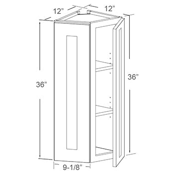 Wall End Corner - 36" High (2 - CHG)
