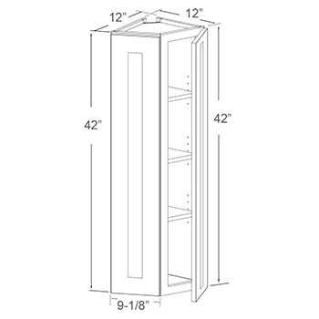 Wall End Corner - 42" High (2 - CMG)