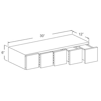 Wall Spice Drawer Cabinet (2 - CHG)