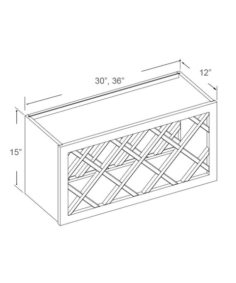 Wall Wine Rack Cabinet (CMG)