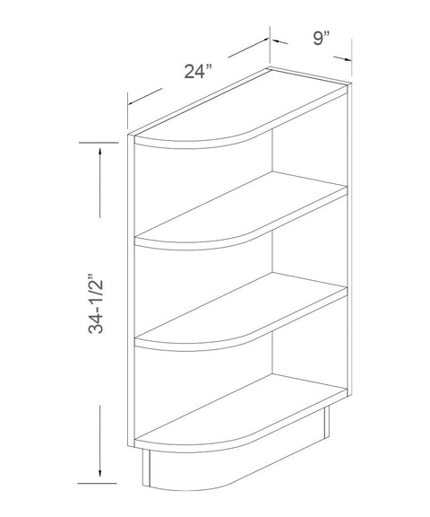 Base End Shelf Cabinets (ARWS)