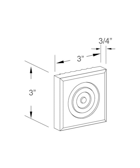 Rosette Decor Block (CMG)