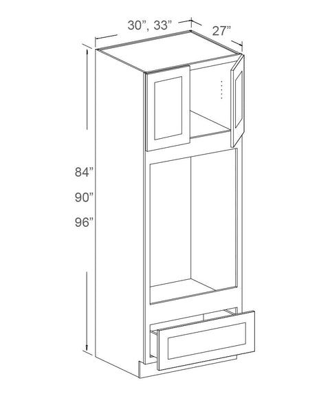 Tall Cabinets - 84" High Large Open Oven Cabinets (CMG)