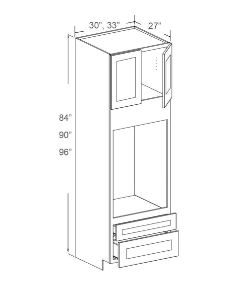 Tall Cabinets - 84" High Oven Cabinets (JCS)