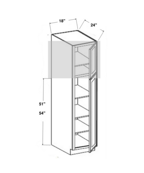 Utility Cabinet - Bottom Pantry - Two Doors (AW)