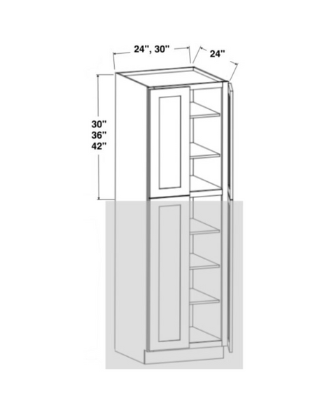 Utility Cabinet - Upper Pantry - Four Doors (SGS)