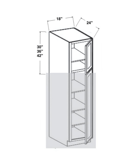 Utility Cabinet - Upper Pantry - Two Doors (SWS)