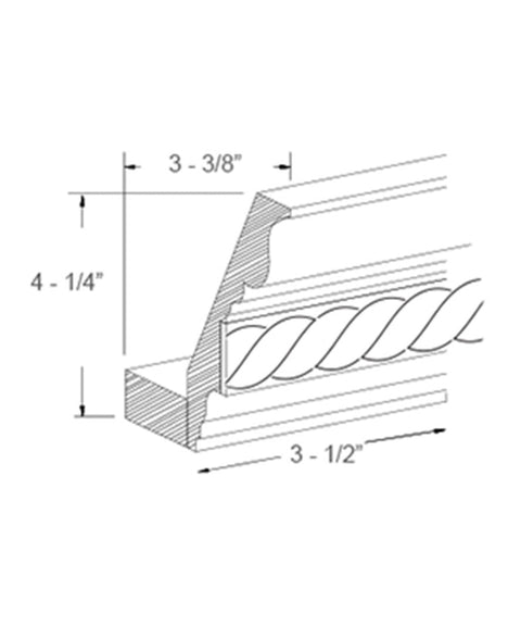 Crown Moulding - Rope (AIW)