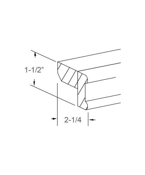 Traditional Light Rail Molding (2 - RPE)