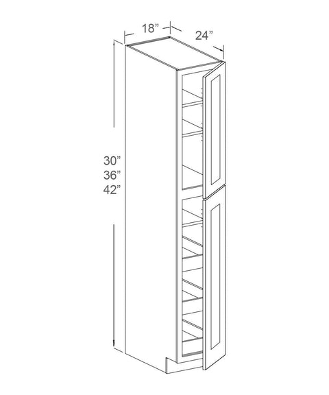 Utility Cabinet - Upper Pantry (12 - OW)