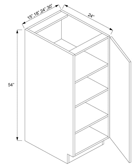 Utility Cabinet - Bottom Pantry (HGW)