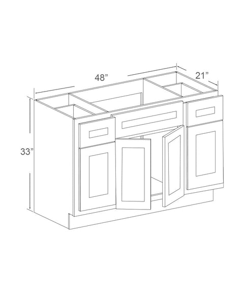 Vanity Single Sink Combo (15 - WIOS)