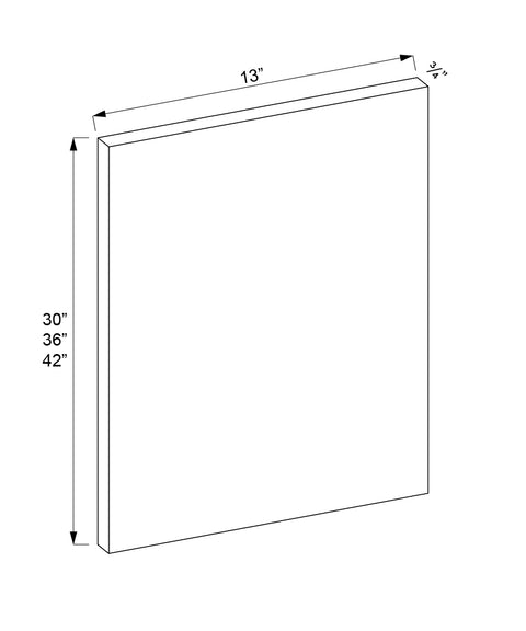 Wall End Panel - 13" Wide (PGG)